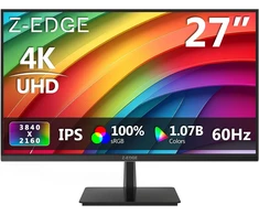 Z-Edge 27 colių 4K UHD IPS monitorius 60 Hz FreeSync HU27P4K