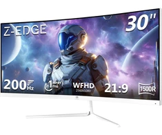 Z-Edge lenktas žaidimų monitorius 30 colių, 2560 × 1080, 200 Hz, 1 ms, UG30P