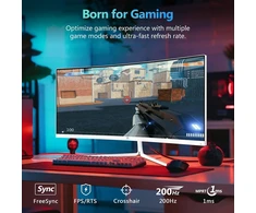 Z-Edge lenktas žaidimų monitorius 30 colių, 2560 × 1080, 200 Hz, 1 ms, UG30P