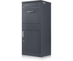 Zelsius Neptun pašto ir siuntų dėžė 186 l, antracito spalvos, PBK5