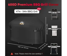 Zettum grilio uždangalas 139,7 x 61 x 106,7 cm, 600D Oksfordo audinys, BBQ Cover 139 CM