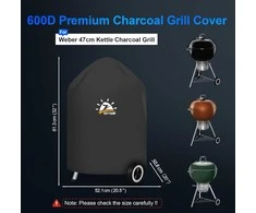 Zettum grilio užvalkalas Weber 47 cm anglies griliams, 600D, vandeniui atsparus, 7148 modelis
