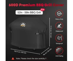 Zettum kepsninės uždangalas 152 x 66 x 111.8 cm, BBQ Cover 152 CM