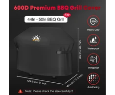 Zettum kepsninės uždangalas Weber Spirit I ir II 129,5 × 45,2 × 106,7 cm COGC-W-S2-3-7139-UK
