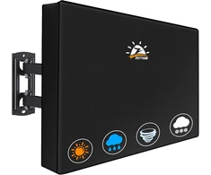 Zettum lauko televizoriaus dėklas 65–70 colių televizoriams, TVC-6570-BLK