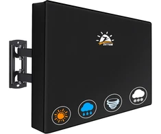 Zettum televizoriaus apsauginis uždangalas 46–48 colių, 600D Oxford, juodas, TVC-4648-BLK