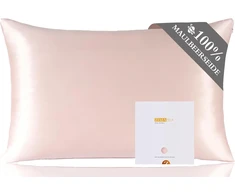 Zimasilk 100% natūralaus šilko dvipusė pagalvės užvalkalas 19 Momme 80x40 cm su užtrauktuku