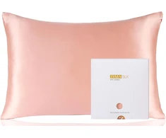ZIMASILK šilkinė pagalvės užvalkalas, 100% morinių šilkų, klasė 6 A, 600 siūlų, 76x51 cm, paslėptas užtrauktukas
