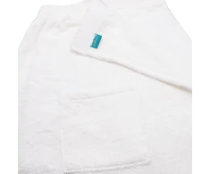 ZOLLNER moteriškas saunos kiltas iš medvilnės L/XL baltas 5817-2605-L/XL-001