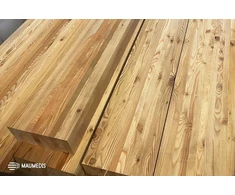 Klijuoti Maumedžio konstrukciniai brusai SOLID 80x200x3000