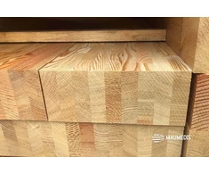 Klijuoti Maumedžio konstrukciniai brusai SOLID 80x200x3000