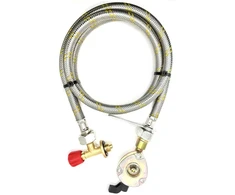 1 m LPG pildymo žarnos komplektas Campingaz 901 / 904 / 907 į 20 mm Clip-On adapterį