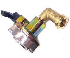 27 mm Clip-On dujų baliono adapteris 90° kampinis į 21,8 mm LH su apsaugine svirtimi