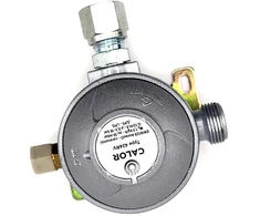 30 mbar LPG dujų slėgio reguliatorius Bulkhead 10 mm 90° kemperiams ir karavanams