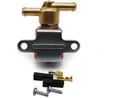 Benzino uždarymo vožtuvas (solenoidas) - 12 V elektromagnetinis kuro vožtuvas, žalvarinis