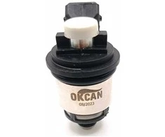 DN Autogas Parts CNG LPG 4 vnt purkštukų MED GI25-65 balti AMP Type Sequent