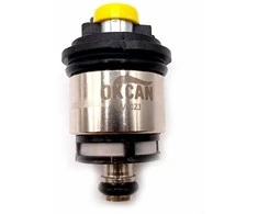 DN Autogas Parts CNG LPG 4 vnt purkštukų MED GI25-65 geltoni AMP Type Sequent