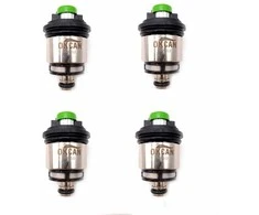 DN Autogas Parts CNG LPG 4 vnt purkštukų MED GI25-65 žali AMP Type Sequent