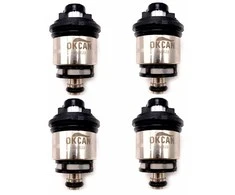 DN Autogas Parts CNG LPG 4 vnt purkštukų MED GI25-65 juodi AMP Type Sequent