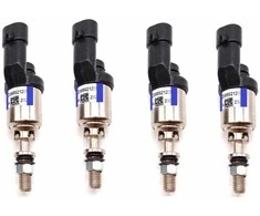 DN Autogas Parts su MTM suderinamų mėlynos spalvos seno BRC tipo LPG 4 vnt. purkštukų komplektas