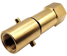 LPG adapteris UK Bayonet 21,8 mm į 3/4" UNF (JIC), skirtas Gaslow ir GasIt dujų balionams