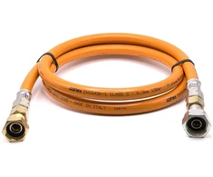 LPG aukšto slėgio dujų žarna 1,5 m W20 RH × 20 mm LH, skirta Italijos ir Graikijos dujų balionams