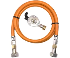 LPG aukšto slėgio dujų žarna 80 cm su 22 mm Clip-On adapteriu, 21,8 mm LH