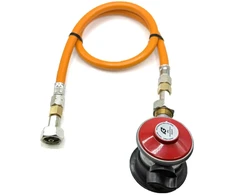 LPG aukšto slėgio dujų žarna 80 cm su 35 mm Jumbo Clip-On propano adapteriu (4kg/h)