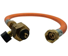 LPG aukšto slėgio EFV žarna 450 mm G5–W21,8 kemperiams ir karavanams
