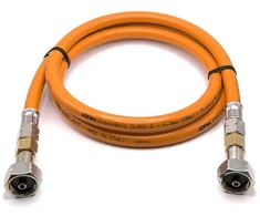 LPG aukšto slėgio oranžinė dujų žarna 1,5 m, 21,8 mm LH × 21,8 mm LH