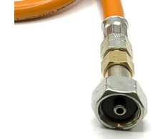 LPG aukšto slėgio oranžinė dujų žarna 80 cm, 21,8 mm LH × 21,8 mm LH