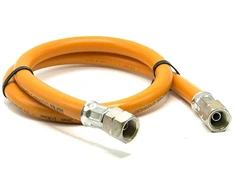 LPG aukšto slėgio propano–butano dujų žarna 800 mm, 1/4" LH × 1/4" LH