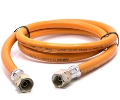 LPG aukšto slėgio propano–butano dujų žarna 1,5 m, 1/4" LH × 1/4" LH