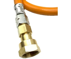 LPG aukšto slėgio žarna 80 cm su 35 mm Jumbo Clip-On adapteriu, W20 RH, 4kg/h (236 tipas)