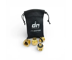 LPG dujų adapterių rinkinys 4 dalių G.12 (KLF) slėgio reguliatoriui su DN Autogas Parts transportavimo krepšeliu