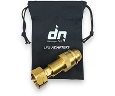 LPG dujų pildymo adapteris M22 (21,8 mm) Euronozzle Ispanijai ir Portugalijai su DN Autogas Parts transportavimo krepšeliu