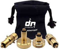 DN Autogas Parts LPG GPL automobilių dujų baliono užpildymo adapterių rinkinys M10 visai Europai ACME DISH EURONOZZLE BAYONET su maišeliu
