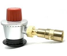 LPG JUMBO Clip-On adapteris 35 mm G.56 į G.2 (W21,8 x 1/14") + Bayonet adapteris dujų balionams