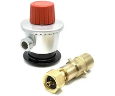 LPG JUMBO Clip-On adapteris 35 mm G.56 į G.2 (W21,8 x 1/14") + Bayonet adapteris dujų balionams