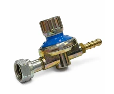 LPG reguliuojamas aukšto slėgio dujų slėgio reguliatorius 1–4 bar, W20 × 1/14" LH, 8 mm, 10 kg/h