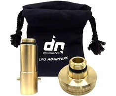 LPG Safefill dujų balionų adapterių rinkinys M22 (21,8 mm) Bayonet + DISH su DN Autogas Parts transportavimo krepšeliu