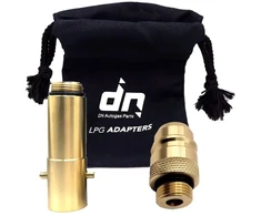 LPG Safefill dujų balionų adapterių rinkinys M22 (21,8 mm) Bayonet + Euronozzle su DN Autogas Parts transportavimo krepšeliu