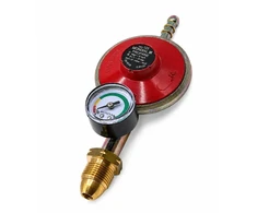 Propano LPG dujų slėgio reguliatorius 37 mbar, 1,5kg/h su manometru, POL (JAV / Australija)