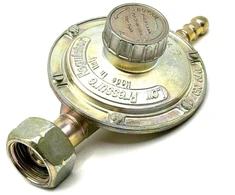 Reguliuojamas butano dujų slėgio reguliatorius 20–60 mbar, 21,8 mm LH, 8 mm žarnos jungtis