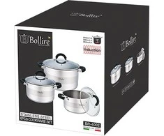 Bollire Plieno puodu komplektas, 6 dalys, BR-4002