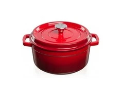 Grandfeu raudonas puodas, 4,7l su dangčiu