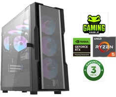 Stacionarus žaidimų kompiuteris Varlė Gaming | AMD Ryzen 5 8400F + RTX 5060TI 16GB GDDR7 | 16 GB DDR5 | 1TB SSD M.2