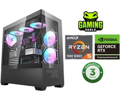 Stacionarus žaidimų kompiuteris Varle Gaming | AMD Ryzen 5 7600 + RTX 5070 12GB | 16 GB DDR5 | 1 TB SSD M.2