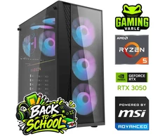 Stacionarus žaidimų kompiuteris Varlė Gaming Back To School Powered by MSI  | Ryzen 5 5500 + RTX 3050 | 16 GB DDR4 | 500GB M.2 NVMe SSD