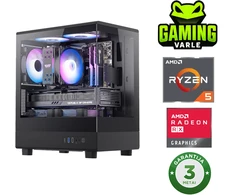 Stacionarus žaidimų kompiuteris Varlė Gaming | AMD Ryzen 5 7500X3D + RX 9060 xt 16GB | 32 GB DDR5 | 1 TB M.2 NVMe SSD | 750W PSU